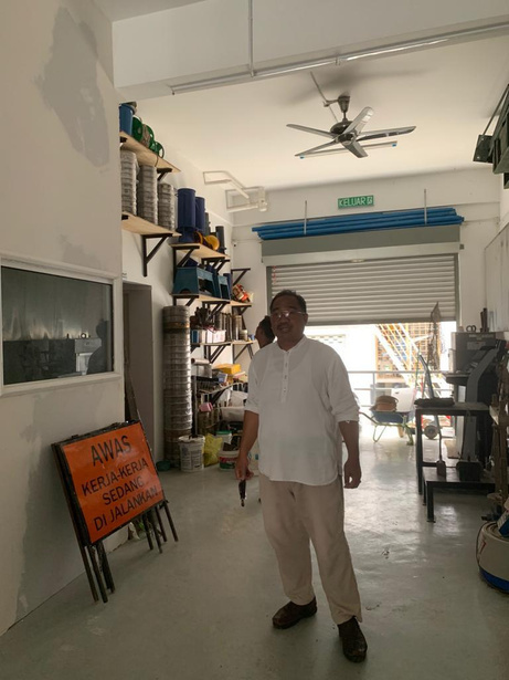 Laboratory interior